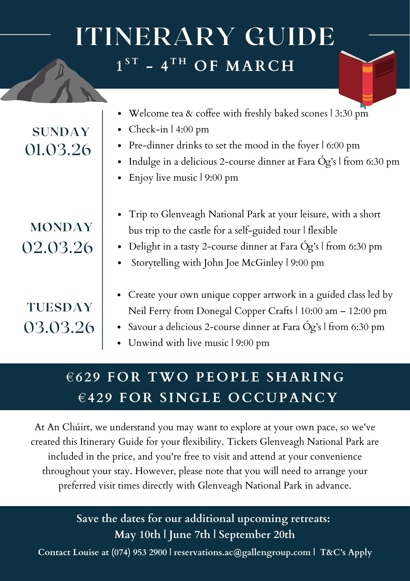 1st 4th of march retreat