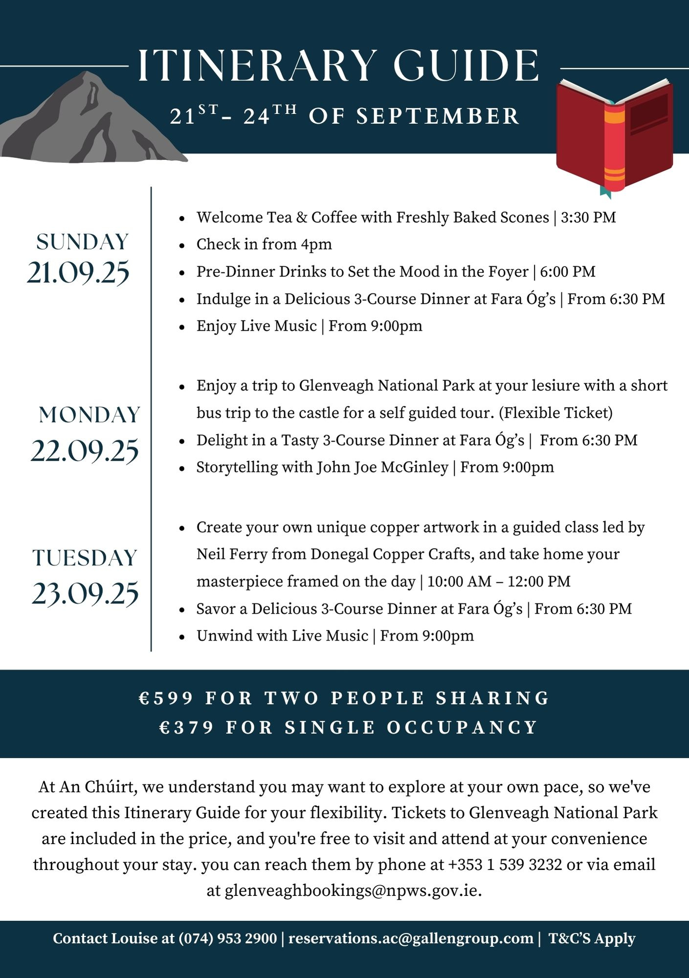 september itinerary guide